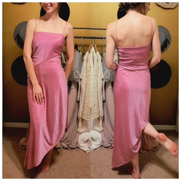 DE-LARU by Sheila Yen Y2K Appropriate color matching Long Prom Formal Dress